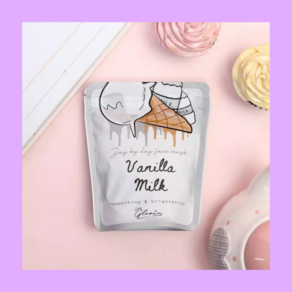 MASKER WAJAH VANILLA MILK by LEA GLORIA 50 GRAM