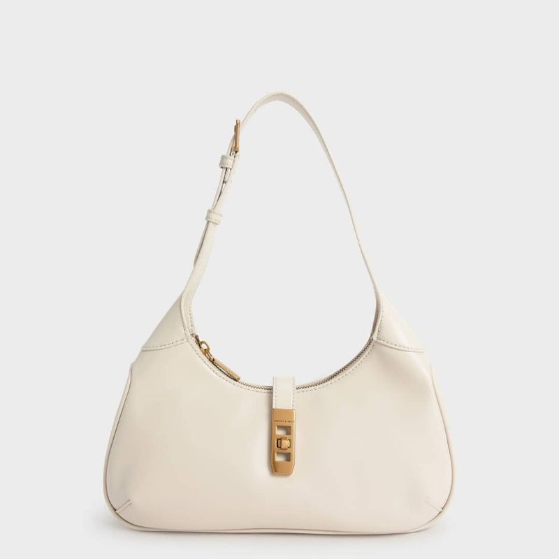 11.11 SALE | CK Metallic Accent Hobo Bag