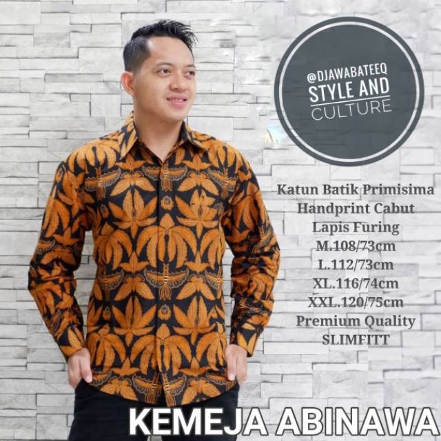 Batik kemeja Abimana