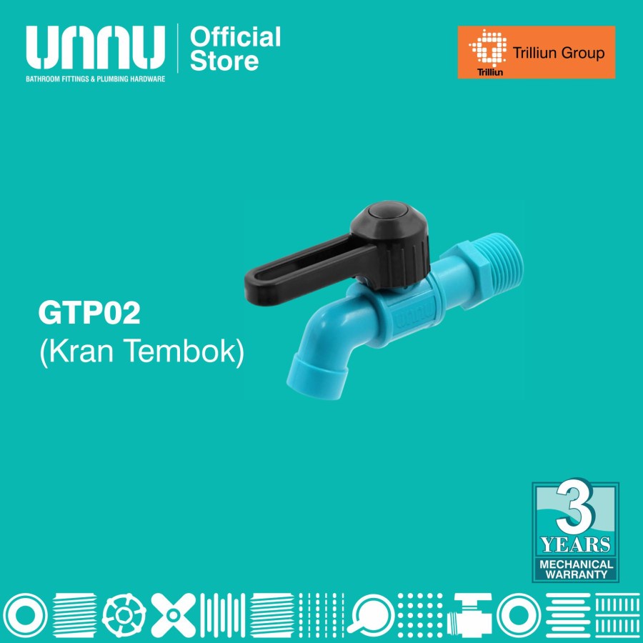 UNNU Kran Tembok - GTP02 - 3/4&quot; inch