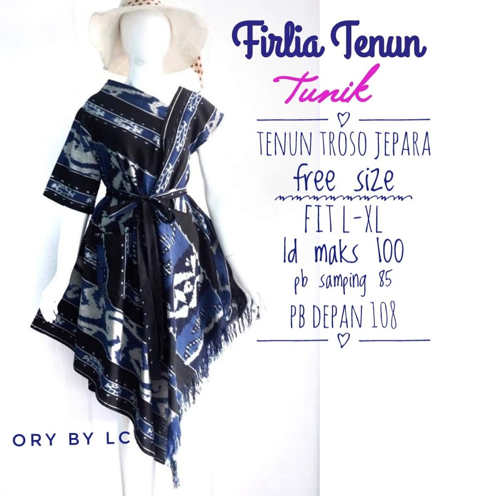 Firlia Tenun | Tunik Tenun Etnik