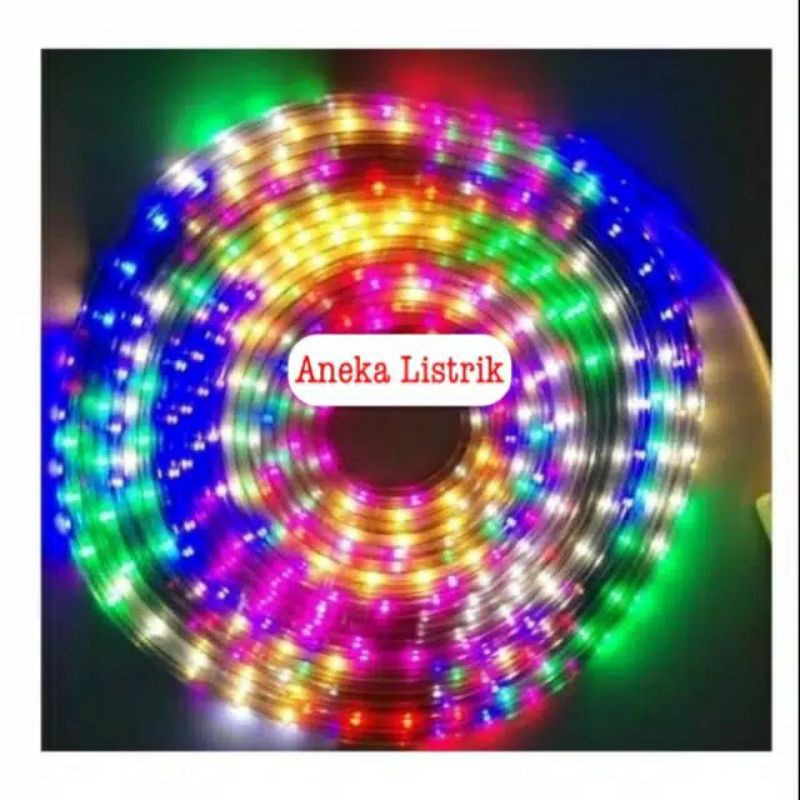 lampu strep selang rgb + soket