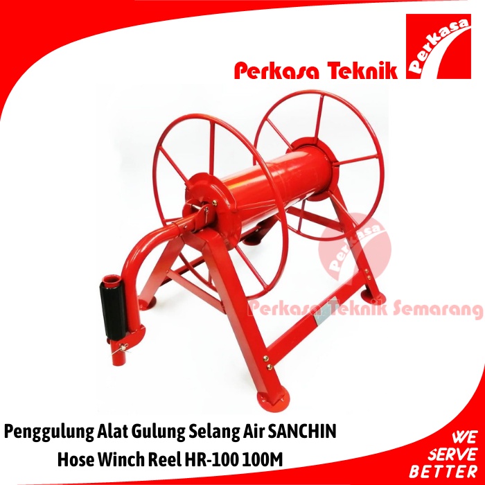 Penggulung Alat Gulung Selang Air SANCHIN Hose Winch Reel HR-100 100M