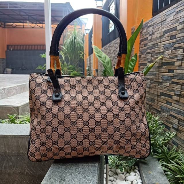 TAS WANITA MONZA "GUCCI BAMBU"
