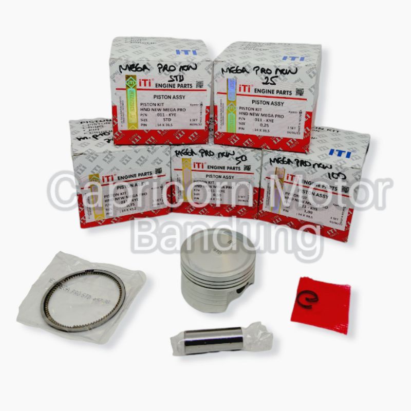 Piston Kit MEGA PRO NEW VERZA CRF 150 MONO ITI oversize STD 25 50 75 100