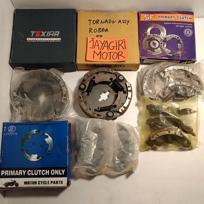 Kampas Ganda Otomatis RC 110 Tornado GS Crystal G48 Kopling Dudukan Assy Kanvas Canvas Suzuki Ori