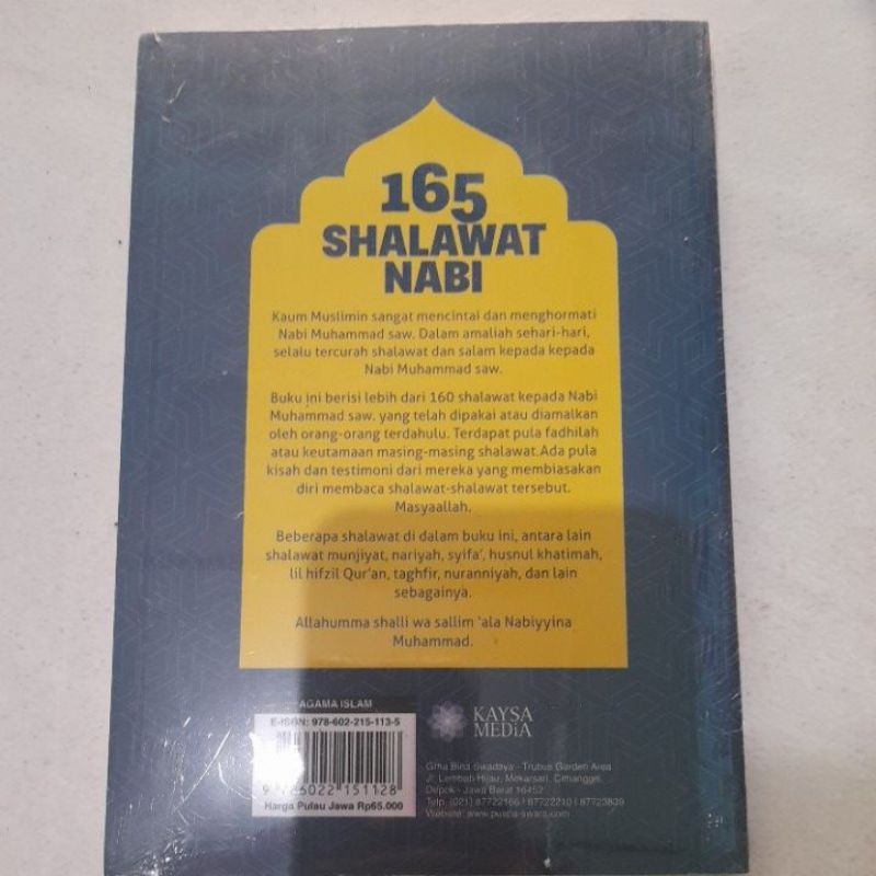 Buku Agama Islam 165 SHALAWAT NABI