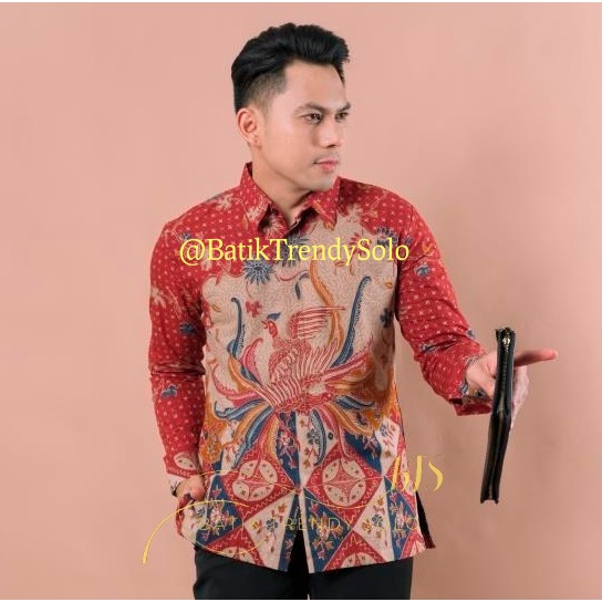 Hem  Kemeja Baju Batik Pria Cowok Laki Laki Slimfit Full Lapis Furing Lengan Panjang Lengan Pendek Original Asli Batik Jumanta Solo Laweyan Size S M L Xl XXL Bahan Katun Premium  143