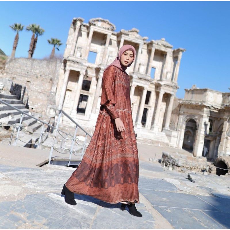 Ephesus Dress Terra Sienna by heaven lights size M