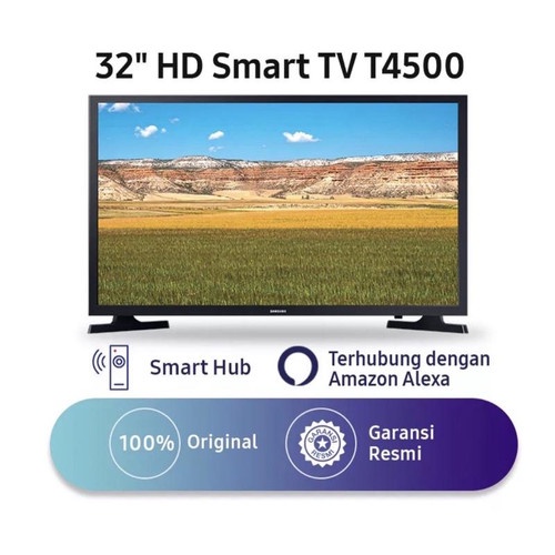 SAMSUNG LED SMART TV 32 inch 32T4500 -32UAT4500 HD Ready RESMI Samsung