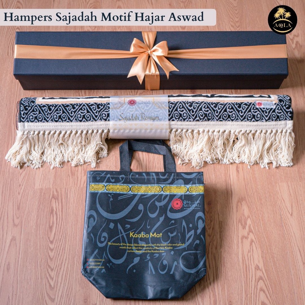 HAMPERS SAJADAH MADINAH ALMINWAL HAJAR ASWAD ASLI MADINAH KUALITAS PREMIUM / KADO PERNIKAHAN / OLEH OLEH HAJI DAN UMROH