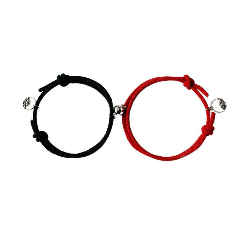 WB266 Gelang Couple Magnet Ombak dan Gunung Tali Kuat