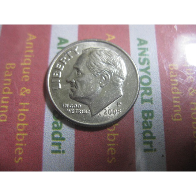 Koin Amerika 1 Dime 2005P Iklan H600