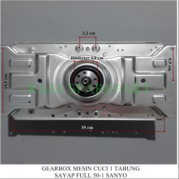 :=:=:=:=] Gearbox Mesin Cuci 1 Tabung Sayap Full Sanyo