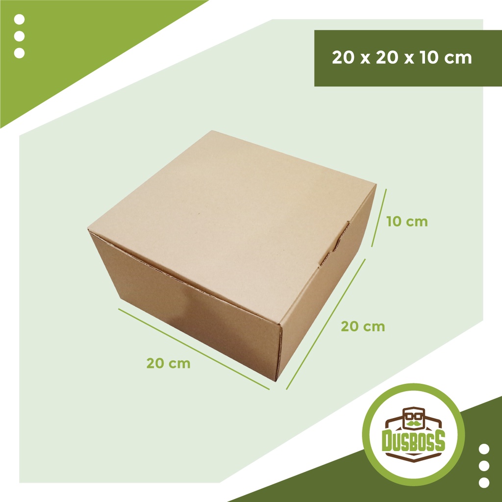 

Kardus 20x20x10 cm....Die Cut kotak Kue tart -aksesoris-dll