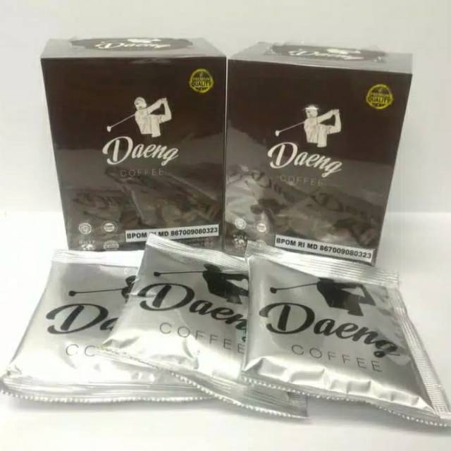 Daeng Coffee / Kopi Daeng / Kopi Kesehatan - 1 Box = 10 Sachet