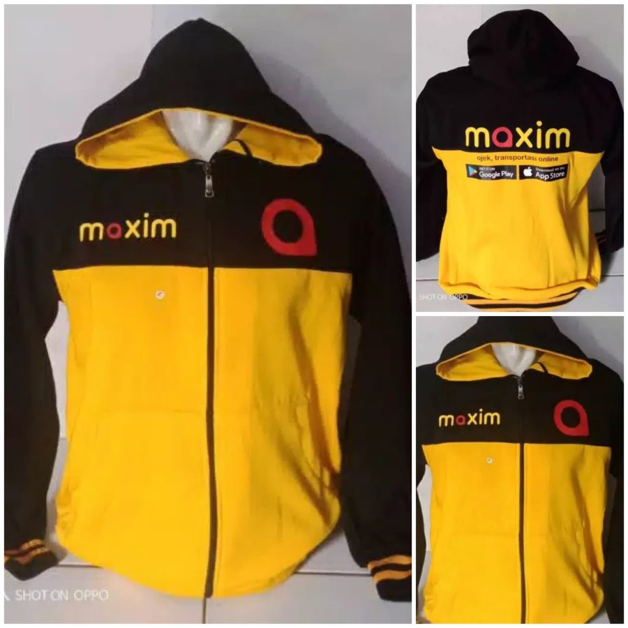 Jaket Sweater sablon Ojek Online Baru sweater Maxim