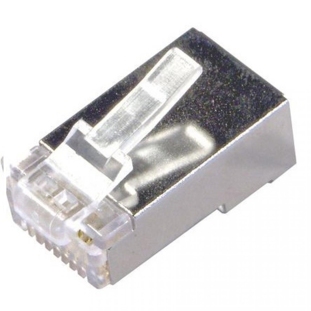 Kepala LAN RJ45 Cat6 Shielded 1 PCS - Transparent