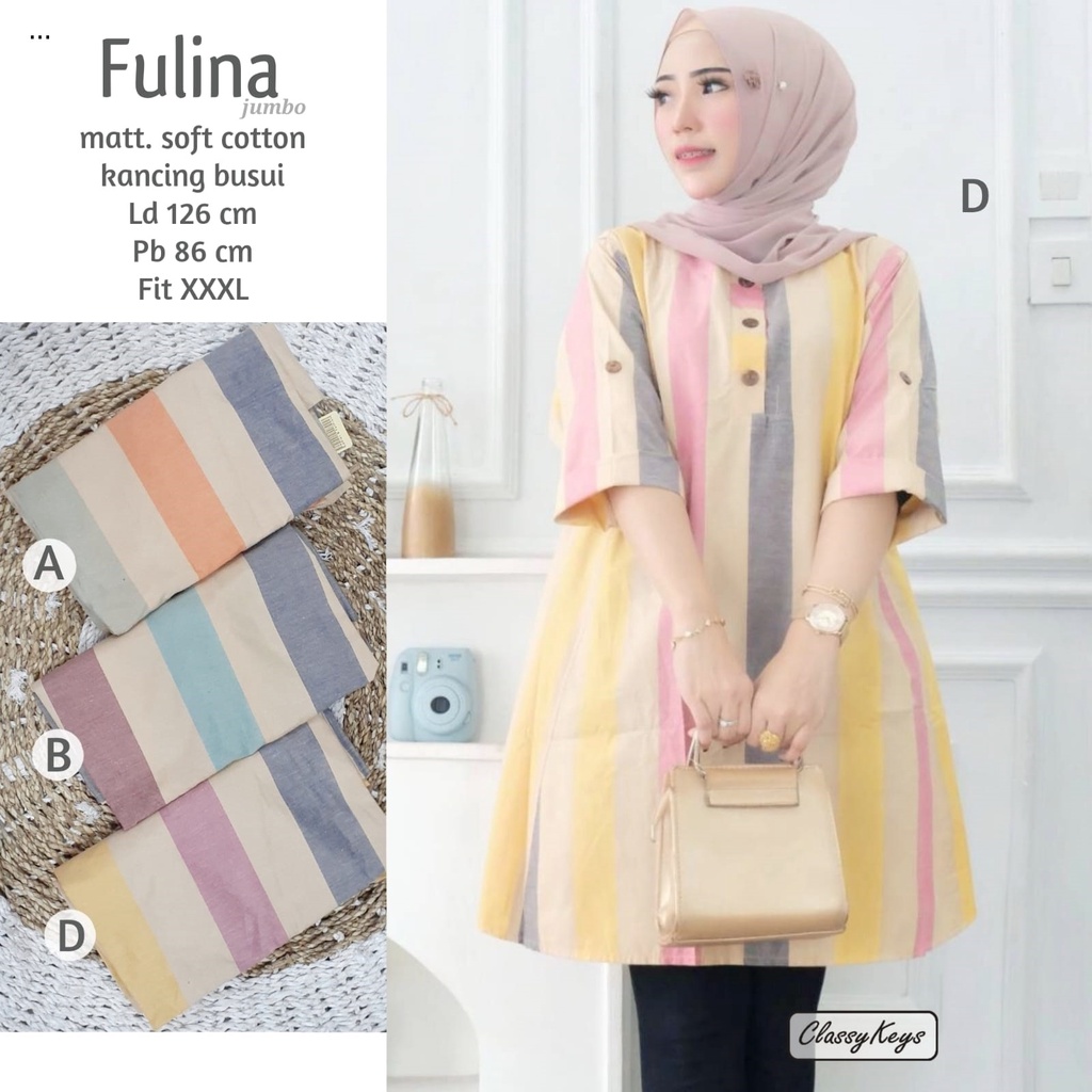 TUNIK / BAJU MUSLIM ATASAN WANITA REMAJA CEWEK TUNIC TRENDY KEKINIAN
