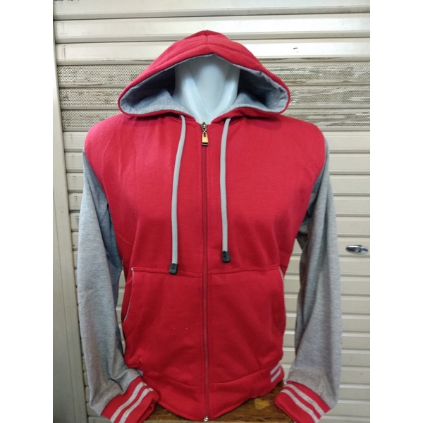 JAKET HOODIE VARSITY ZIPPER RAGLAN POLOS UNISEX PRIA &amp; WANITA BANYAK WARNA