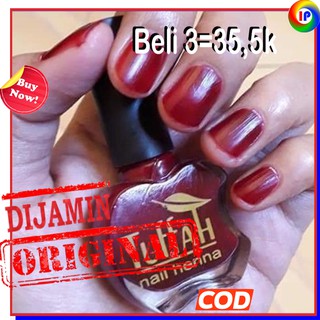 Tuffah nail henna kutek halal wudhu  kitek kuku  halal cat  