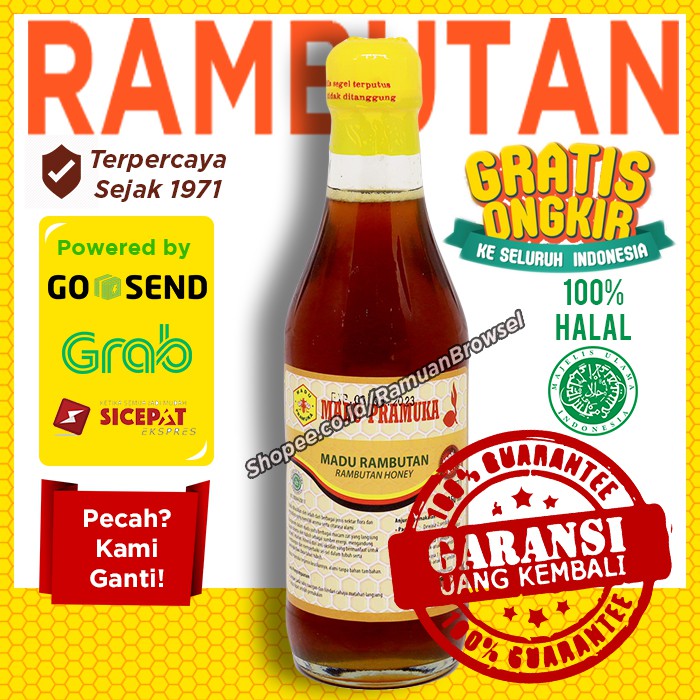 

Madu Pramuka Rambutan 350ml