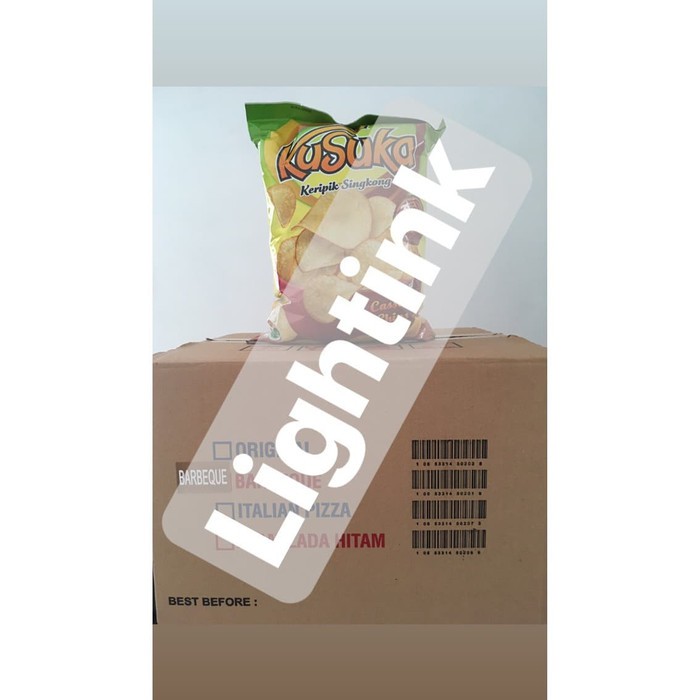 

Kusuka 400 gram rasa barbeque 1 dus isi 6 bungkus