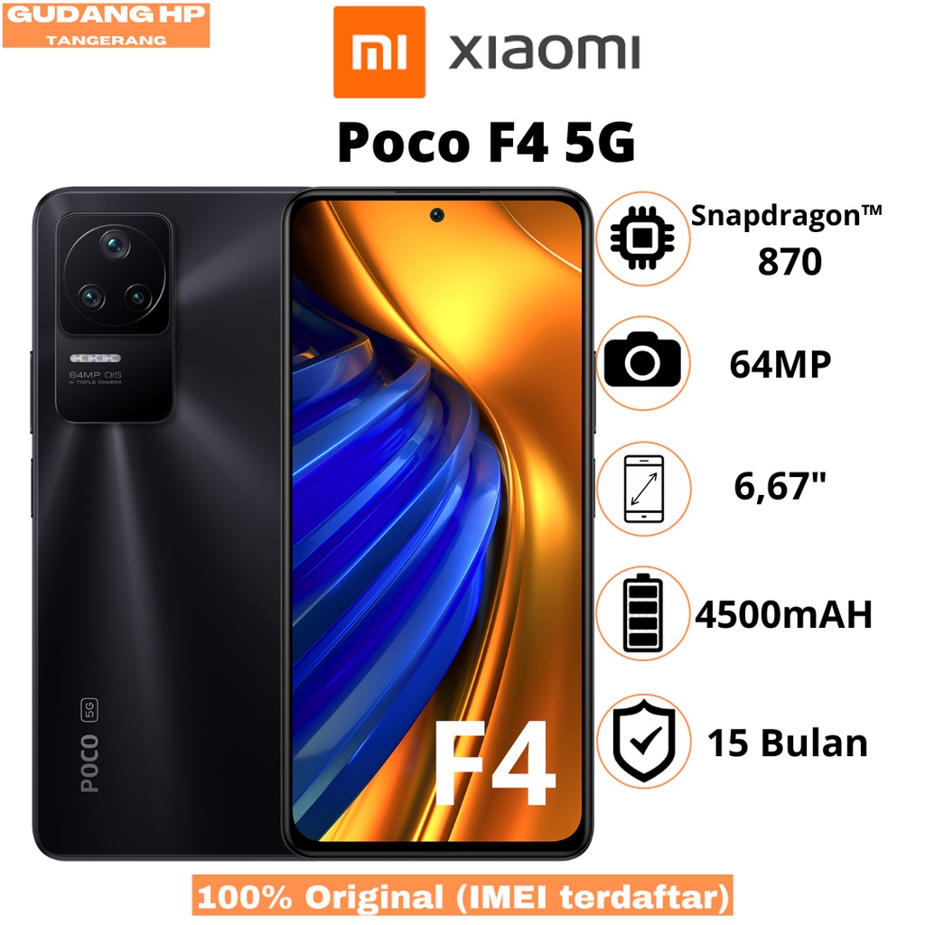 Xiaomi POCO F4 5G | POCO X5 5G | POCO F4 GT 5G Garansi TAM