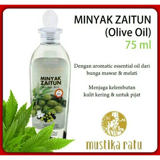 Mustika Ratu Minyak Zaitun 75ml Ukuran Kecil Perawatan Tubuh Olive Oil Shopee Indonesia