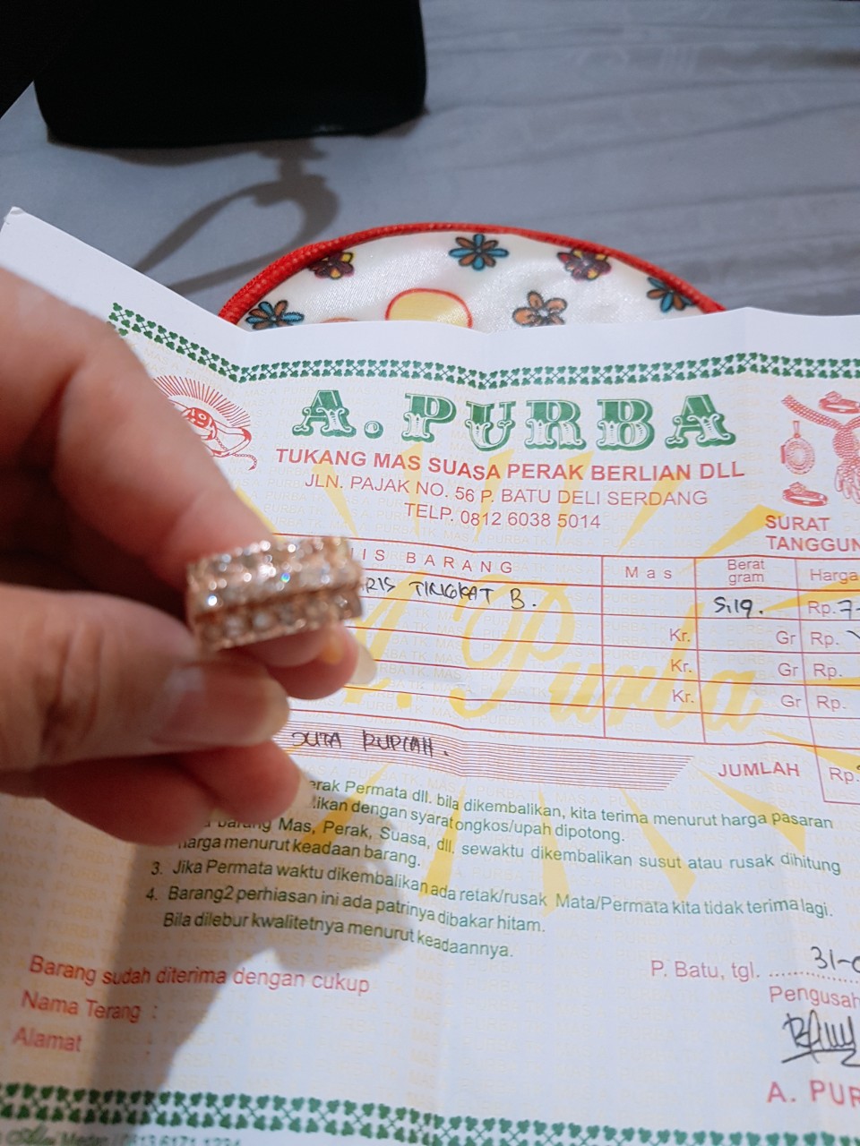 Cincin Tangga President Batu Teh