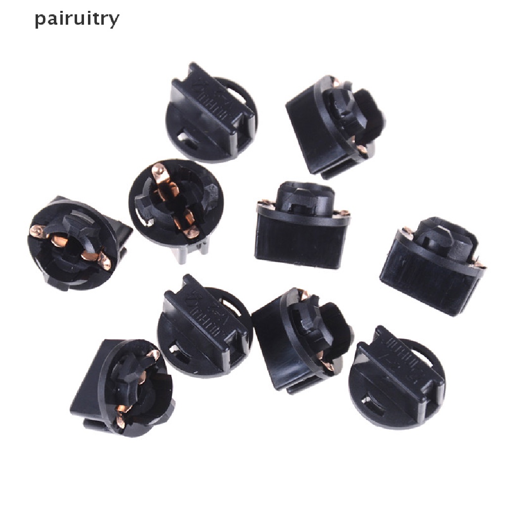 Prt 10PCS Socket PRT T10 W5W 168 192 194 Untuk Panel Instrumen Lampu Dashboard Mobil