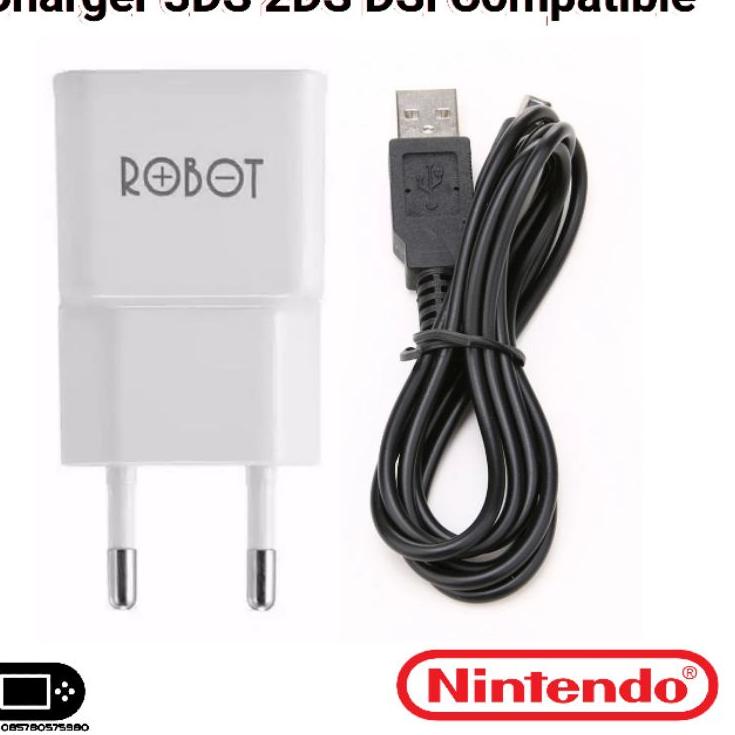 Update Charger 3DS 2DS DSi COMPATIBLE Nintendo Old  XL LL NDSi Charging 사