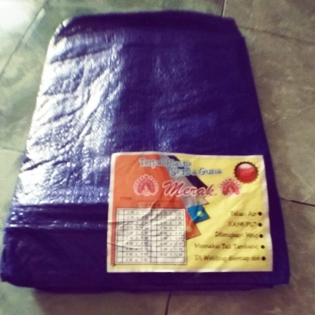 Terpal plastik 4 x 6 A2