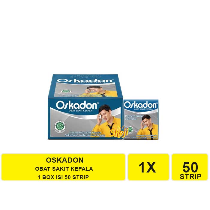 OSKADON OBAT SAKIT KEPALA 1 DUS ISI 50 STRIP