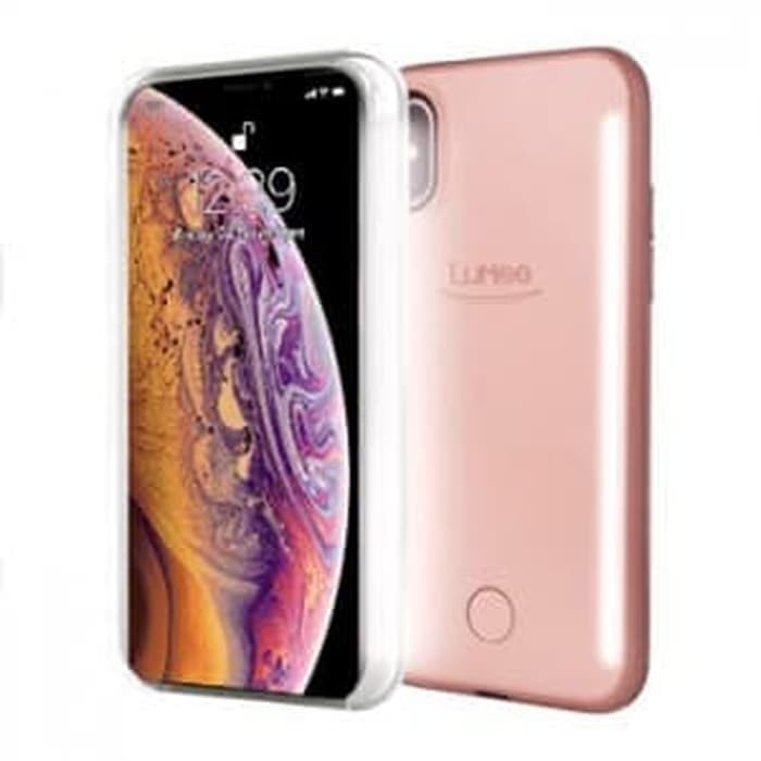 iPhone XS Max - Lumee Ori Selfie DUO LED Light Case Casing Cover Lampu