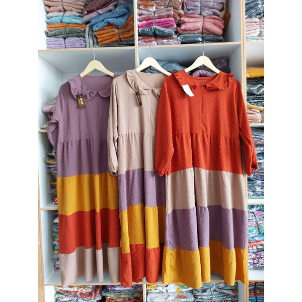 Dress Midi Pelangi