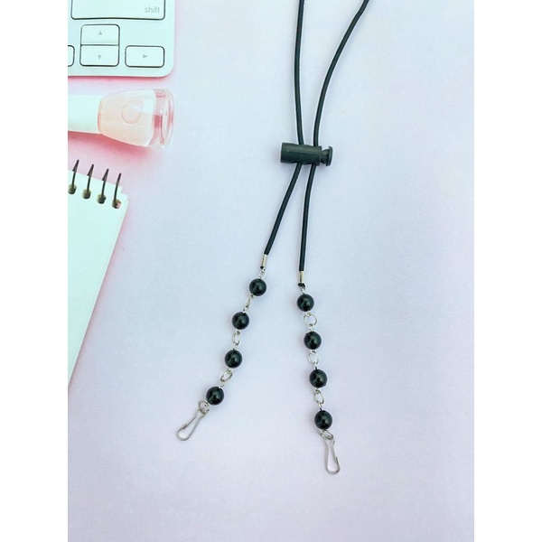 Konektor Masker Strap Mask 2in1 Mutiara Kristal-KSM 28