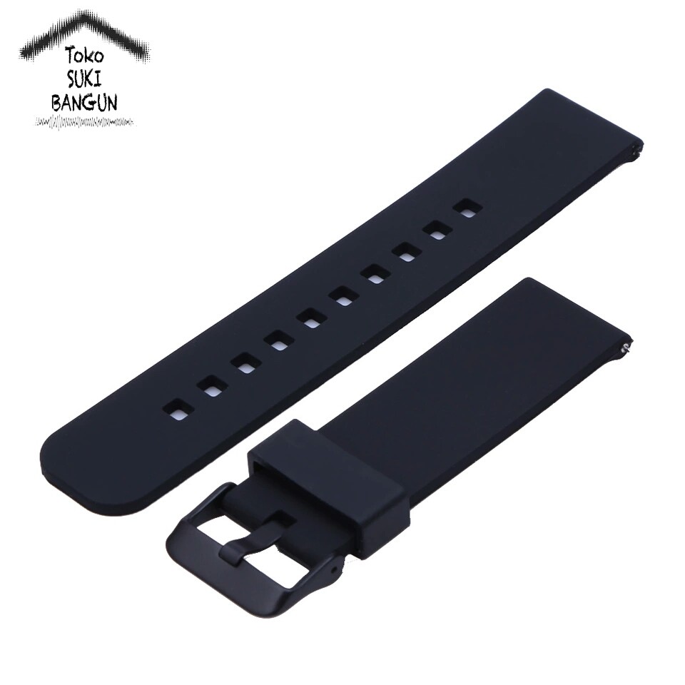 TALI JAM 22mm QUICK RELEASE Rubber THIN Fashion Watch Band Strap