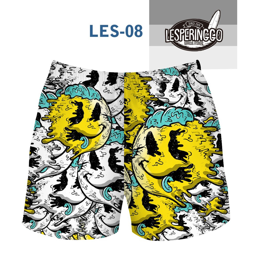 (COD) Boxer pria dewasa / celana pantai / celana surfing bahan katun premium-5