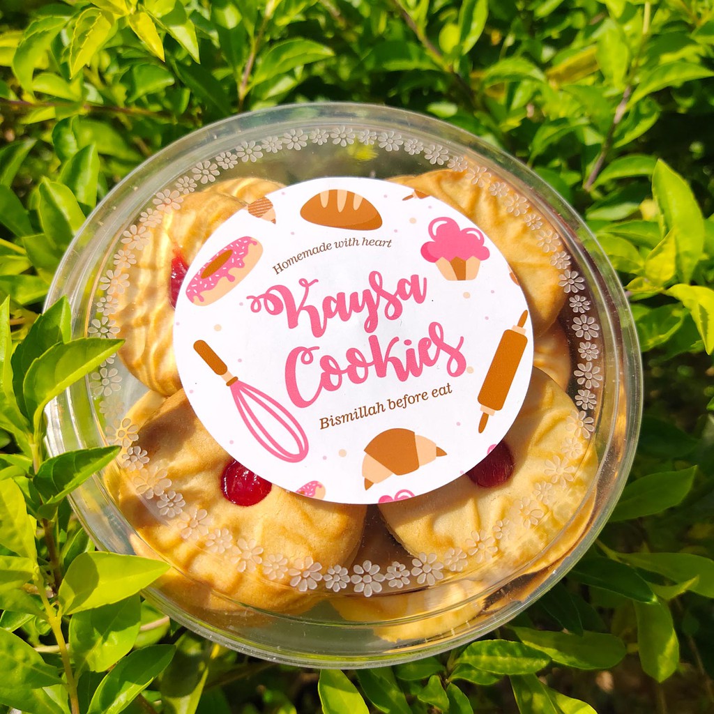 

STIKER / STICKER LABEL KEMASAN / LABEL MAKANAN / FOOD CUTING MURAH SB17 -SB024