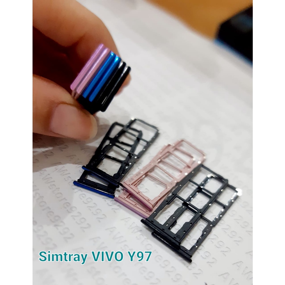 Slot Tempat Dudukan Kartu Simcard VIVO Y97 Sim card Lock Simtray Sim Tray VIVO Y97