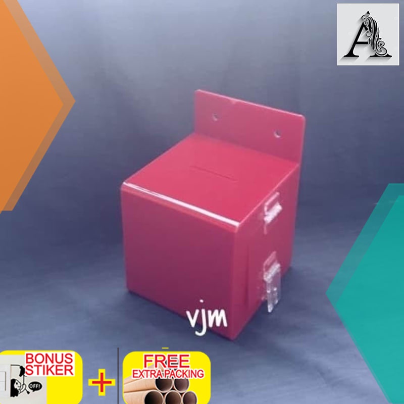 

Promo acrylic kotak amal/box akrilik mini/kotak amal akrilik