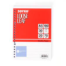 

LOOSE LEAF JOYKO A5 - 100 LEMBAR