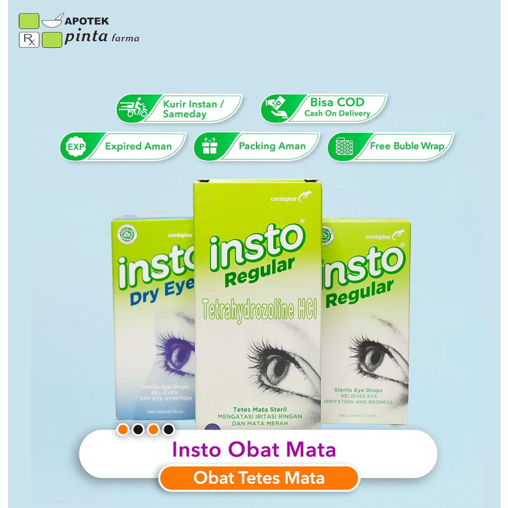 Insto Dry 7,5 ml / Insto Regular 7,5 ml / Insto Moist 7,5 ml / Insto Regular 15 ml