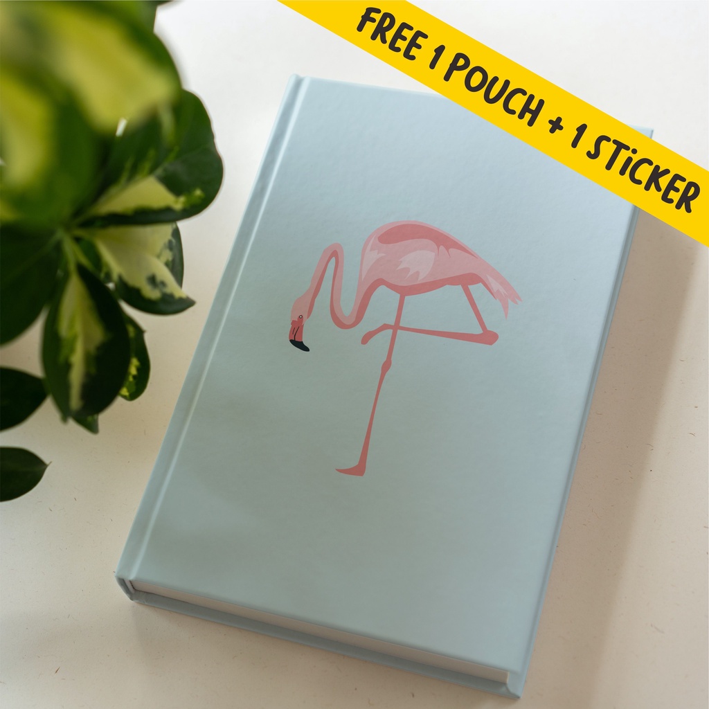 

Notebook Agenda, Dotted, dan Polos Flamingo