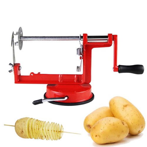 HOVELSHOP Spiral Potato Slicer Alat Pemotong Kentang