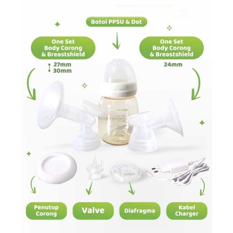 Sparepart Pompa ASI / Breastpump Mom Uung