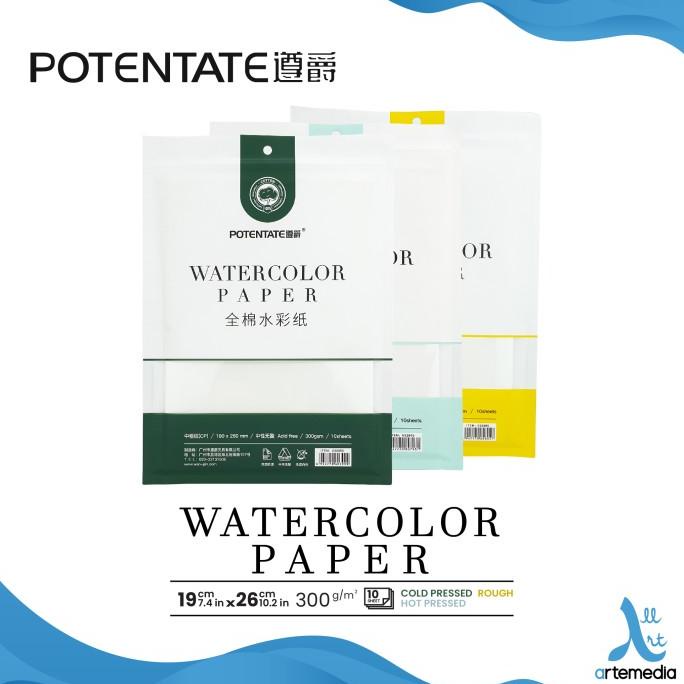 

Kertas Cat Air Potentate Cotton 19X26Cm Watercolor Paper Sheet Set