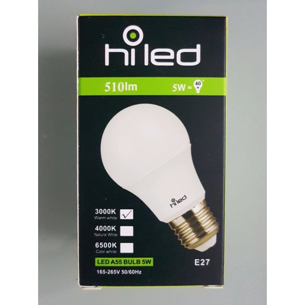 BOHLAM LED 5Watt LAMPU LED HILED 5 WATT 3000 K 6000 K LED BULB HILED 5W 3000K 6000 K