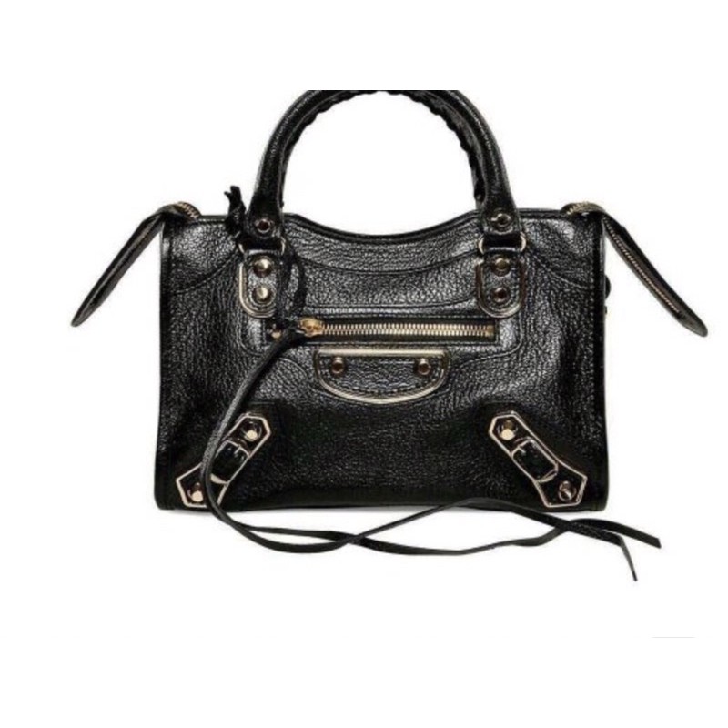 Balenciaga mini city edge black ghw